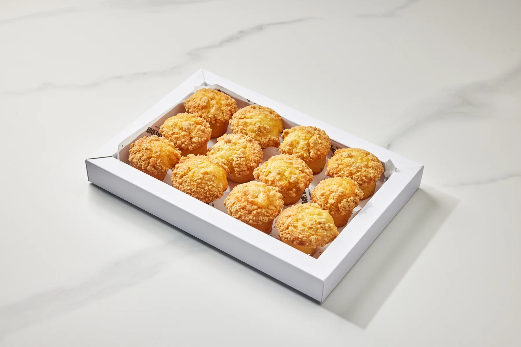 Mini Orange Crumble Muffins