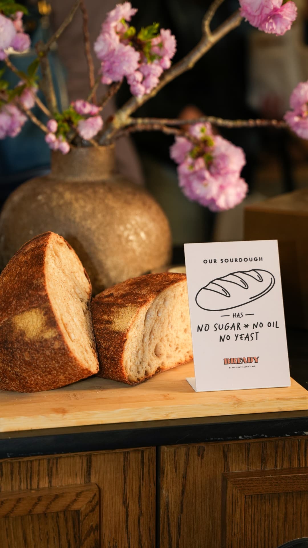 Bready sourdough loaves